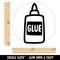 Glue Bottle Arts Crafts School Rubber Stamp for Stamping Crafting Planners